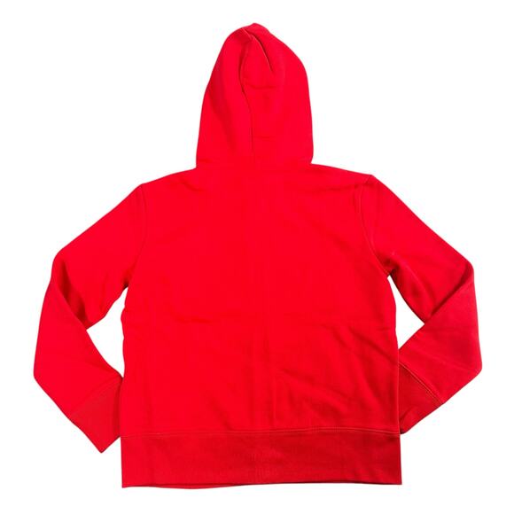 Gap Kids Sequins Logo Full Zip Hoodie Sweater Red Size XL 12 - Picture 3 of 6